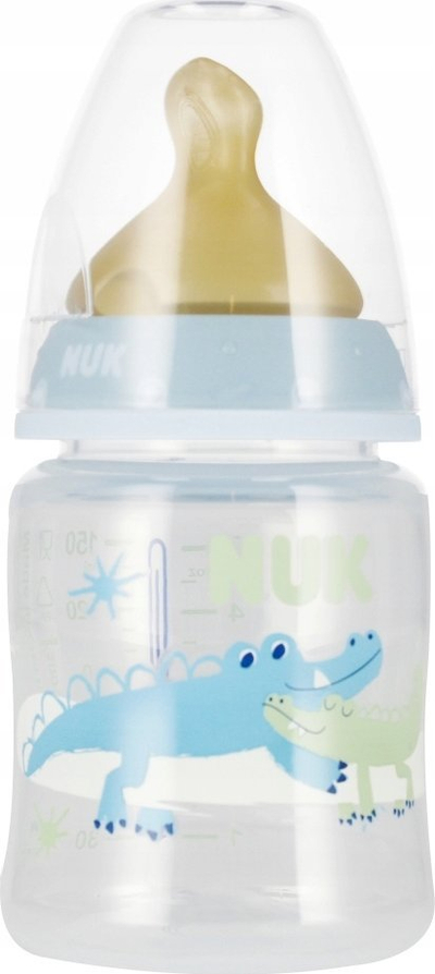 Biberon NUK First Choice+, tregues temperature, 150 ml, transparent