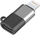 Adapter OTG Puluz PU649B, USB C në Lightning, për pajisje mobile, i zi