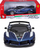 Makina model Bburago Ferrari R&amp;P FXX K EVO, 1:18, numri 27, e kaltër