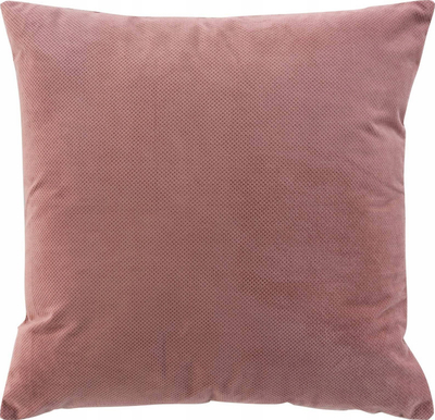 Jastëk dekorativ Douceur d'intérieur Velouriane, 50x50 cm, poliestër, rozë