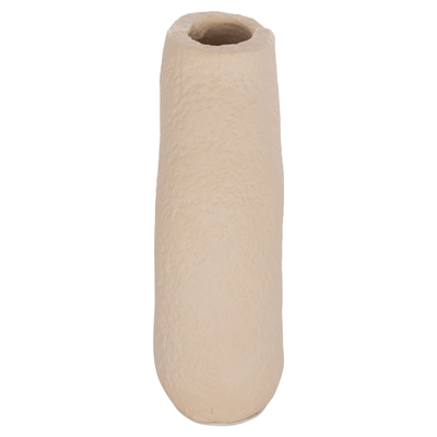 Vazo tavoline DECANT HM4667.02S, terrakotë, 17.5x6.5x17 cm, ngjyrë krem