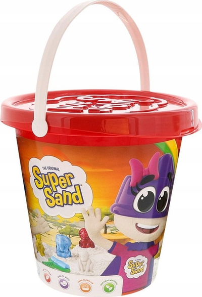 Kovë loje Goliath Super Sand, kovë për me ruajt rërën magjike, me dorezë plastike, shumëngjyrëshe