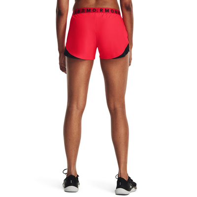Кратки спортски панталони Under Armour Play Up 3.0, за жени, со џебови, розева боја