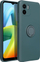 Maskë Forcell për Xiaomi Redmi A2, silikon me unazë stand, jeshile matte