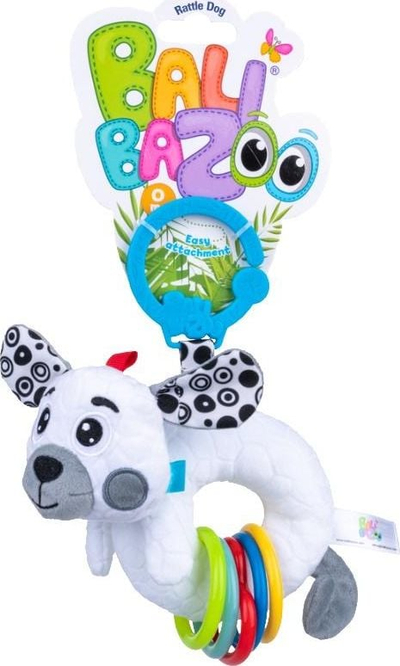 Lodër varëse për bebe Dumel Hanging Toy Dog, me zile, shumëngjyrëshe