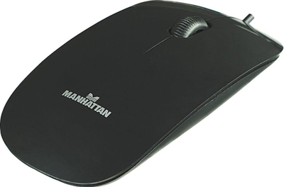 Maus Manhattan Silhouette, me kabllo, USB, i zi