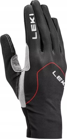 Doreza ski nordik Leki Nordic Skin, për burra, madhësia 7.5, të zeza gri