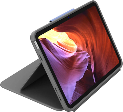 Футрола Logitech Rugged Folio за Apple iPad 2022 (10-та генерација), меѓународеа САД распоред, сива