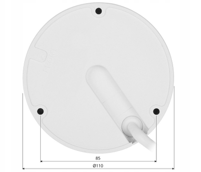 Kamerë IP Dahua HDBW1439E1 A IL 0280B S6, 4MP, dome, e bardhë