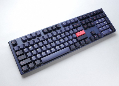 Tastierë Ducky One 3, gaming, USB, Cherry MX Red, blu