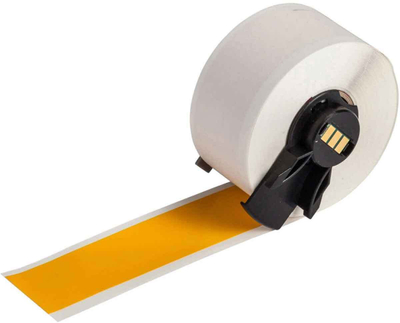 Shirit etiketash vinili Brady M6C-1000-439-YL, 25.4 mm x 15.24 m, i verdhë