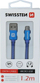 Kabllo USB në Micro USB Swissten, 1.2m, 3A, blu