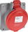 Prizë paneli Legrand P17 Tempra Pro 555189, 5P 16A 400V, IP44, e kuqe