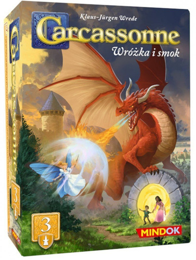 Zgjerim loje Carcassonne The Fairy and the Dragon, edicjoni i tretë, për lojën bazë Carcassonne