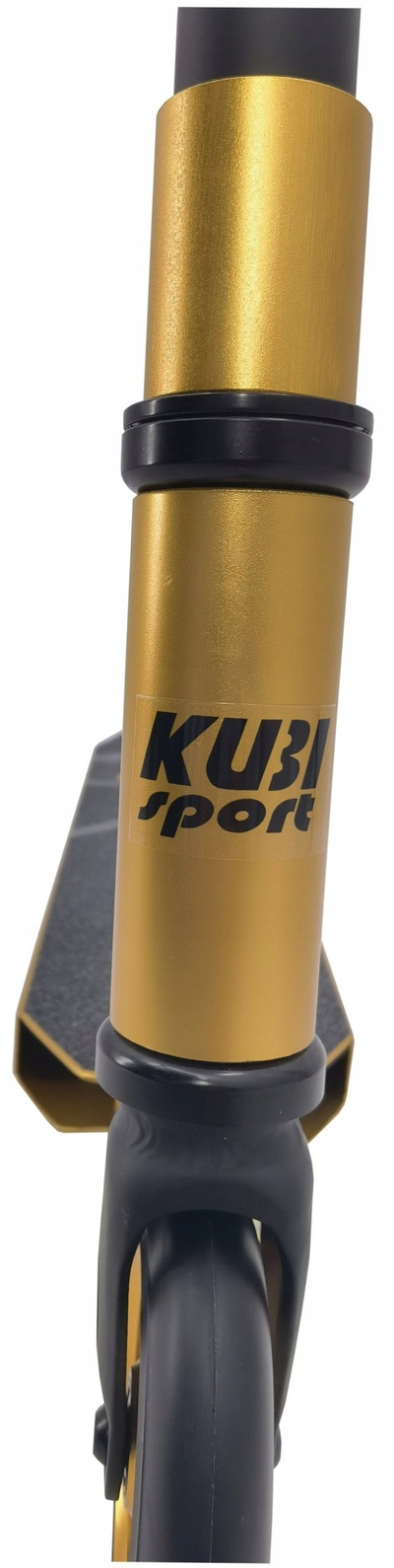 Trotinet freestyle Kubisport Stunt Sports, rrota 110mm, ngjyrë metalik e artë