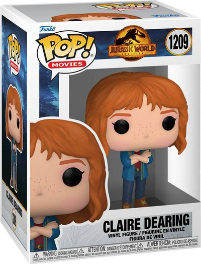 Figurë vinili Funko Pop Movies Claire Dearing Jurassic World, për koleksion, shumëngjyrëshe