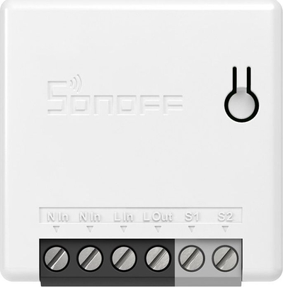 Ndërprës smart Sonoff ZigBee Mini, dy‑drejtimsh, që shkon me Alexa edhe Google Home, i bardhë