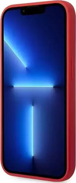 Mbulesë telefoni Tumi Liquid Silicone për iPhone 14 Pro, silikon i lëngët, rri me MagSafe, e kuqe