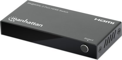 Ndërprës HDMI Manhattan Strategic 207942, 2 porta hyrje, 1 dalje, i zi