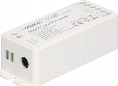 Kontrollues LED Prescot FUT045, RGB+CCT, 12–24V, i bardhë