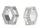 Vathë për femra Guess Huggie Me JUBE03133JWRHT/U, të argjendtë