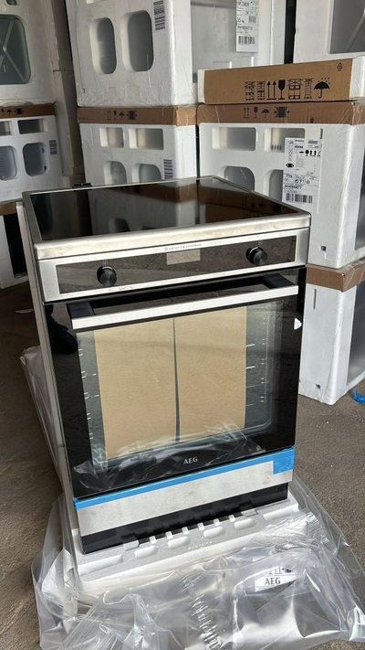 Шпорет AEG CIB6647ABM, 60cm, индукција со електрична рерна, инокс