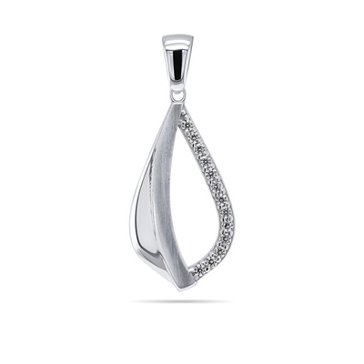 Set bizhuteri Brilio Silver Sparkling SET212W - vathë + varëse