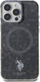Mbulesë telefoni US Polo Assn për iPhone 16 Pro 6.3", me unazë MagSafe, e zezë