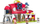 Set loje Fisher Price Little People Farm, fermë ndërvepruese me drita edhe zhurma, ngjyrë e kuqe