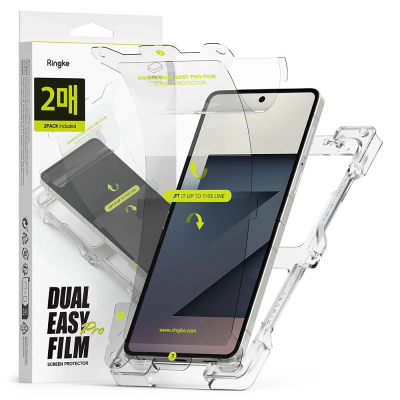 Fletë mbrojtëse Ringke Dual Easy Pro, 2 copë, Galaxy Z Flip 7, transparente