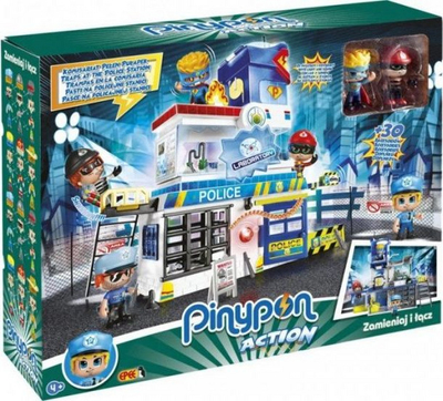 Figura Epee PinyPon - Set i stacionit policor (16059), 30 artikuj