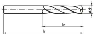 Spiral metalik FANAR HSS, 4.7mm, cilindrik