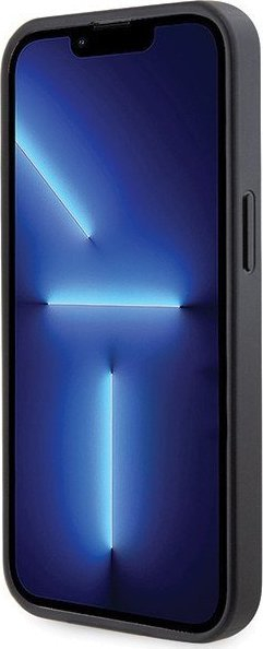 Mbulesë telefoni Guess GUHCP13LP4TDSCPK për iPhone 13 13 Pro, Crossbody 4G Metal Logo, e zezë