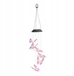 Lampë solare varëse Maximex, LED shumëngjyrëshe, dritare ere, 78 cm