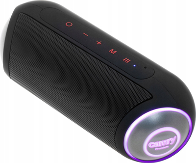 Bokës portative CR 1901, 60W, Bluetooth, rezistente ndaj ujit, e zezë