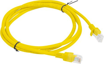 Kabllo rrjeti Lanberg PCU6-10CC-0100-Y, Cat6, 1m, e verdhë