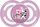 Biberon MAM Perfect 16m+, silikon, ortodontik, roz