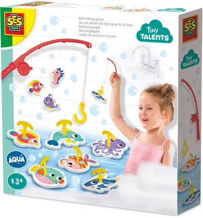 Loja me peshkim për banjë SES Creative Bath Fishing Game, 3+, shumëngjyrëshe