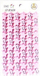 Sticker dekorativ KiddyMoon Sticker Star Foam, 120 copë, ngjitës, rozë e çelët