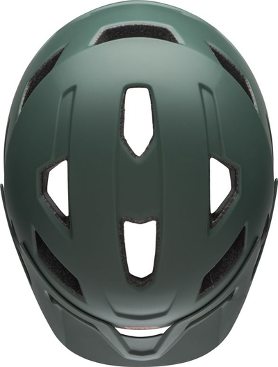Helmë biçiklete Bell Sidetrack Youth, 50-57 cm, jeshile e errët
