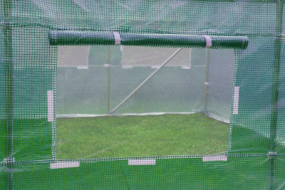 Serë tunel Green me dritare, 7 m², 3.5 x 2 x 2 m, jeshile