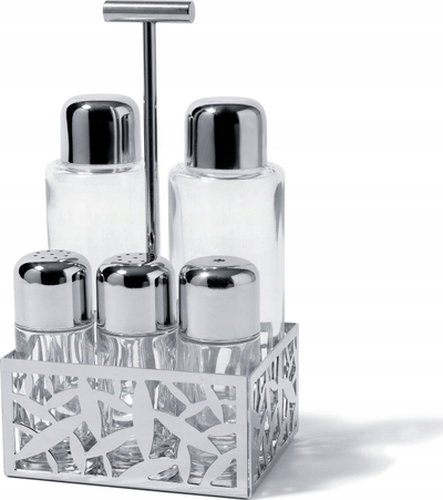 Set për erëza Alessi Cactus MSA16, çelik inox, argjend