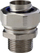 Gland kabllo Lapp Silvyn LCG M25x1.5 IP65, bronz i nikluar, gri argjendtë