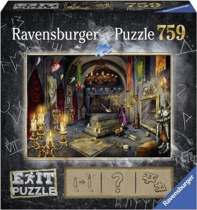 Lodër puzzle Ravensburger Exit In the Vampire Castle, 759 elemente
