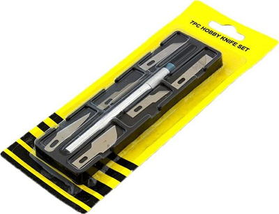 Set thikash modelimi Scalpels, 6 tehe, dorezë e rehatshme, me kuti plastike