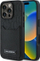 Mbulesë telefoni Karl Lagerfeld Cardslots Monogram për iPhone 16 Pro Max 6.9", nga eco leather, me xhep kartash, e zezë