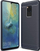 Këllëf karboni për telefon Huawei Mate 20, TPU, kundra rrëshqitjes, blu