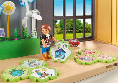 Set lodër Playmobil Meteorology Classroom, edukativ, për kalamaj 4+