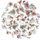Forma letre dekorative DpCraft Lovable Christmas, 49 copë, për scrapbooking, me ngjyra shumëllojshme