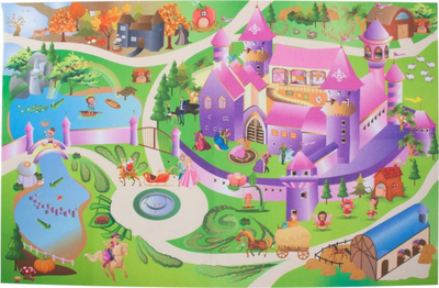 Lodër Sun Baby Mata Castle, 120 x 80 cm, shumëngjyrëshe